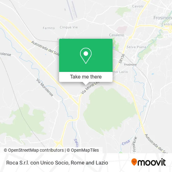 Roca S.r.l. with Single Shareholder map