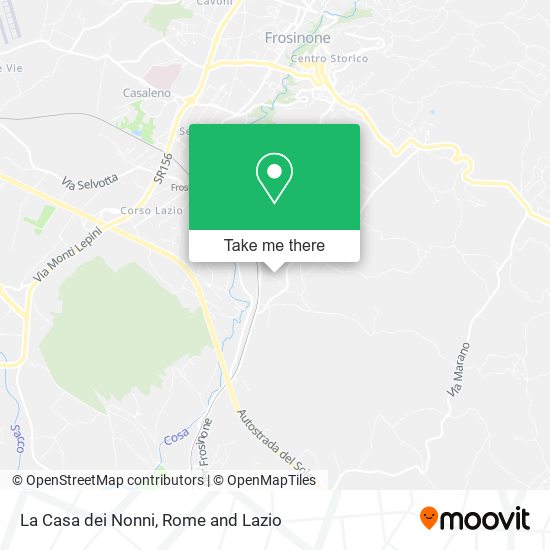 La Casa dei Nonni map