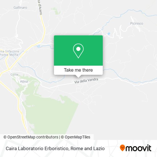 Caira Laboratorio Erboristico map
