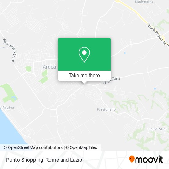 Punto Shopping map