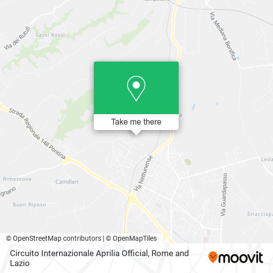 Circuito Internazionale Aprilia Official map