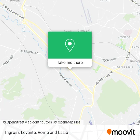 Ingross Levante map