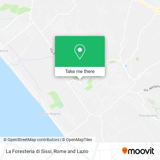 La Foresteria di Sissi map