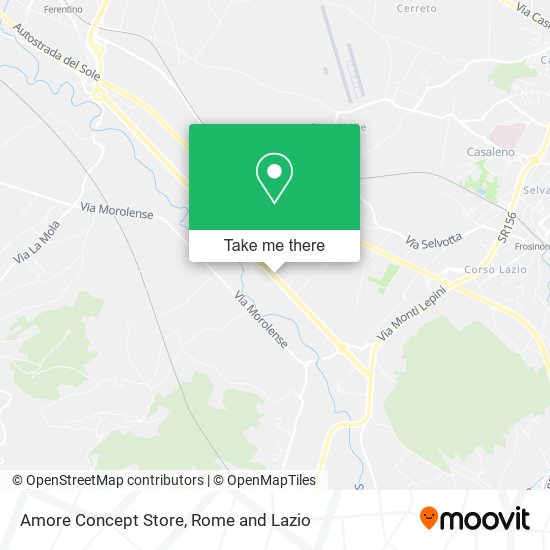 Amore Concept Store map