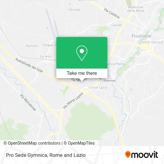 Pro Gymnica Headquarters map