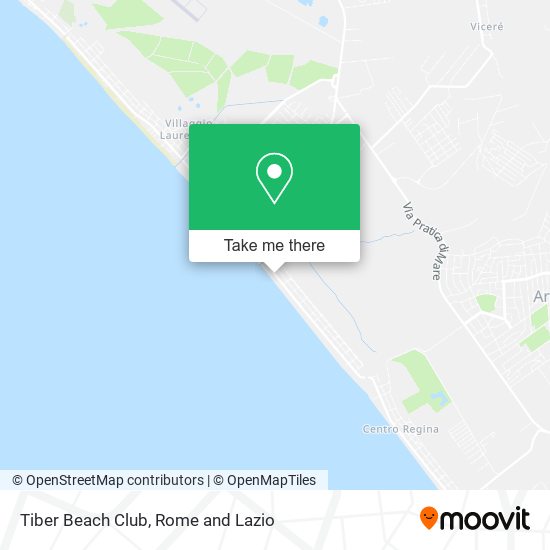 Tiber Beach Club map