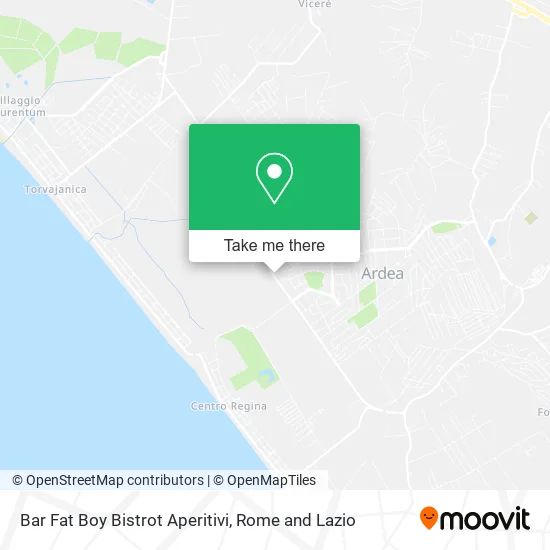 Fat Boy Bar Bistro Aperitifs map