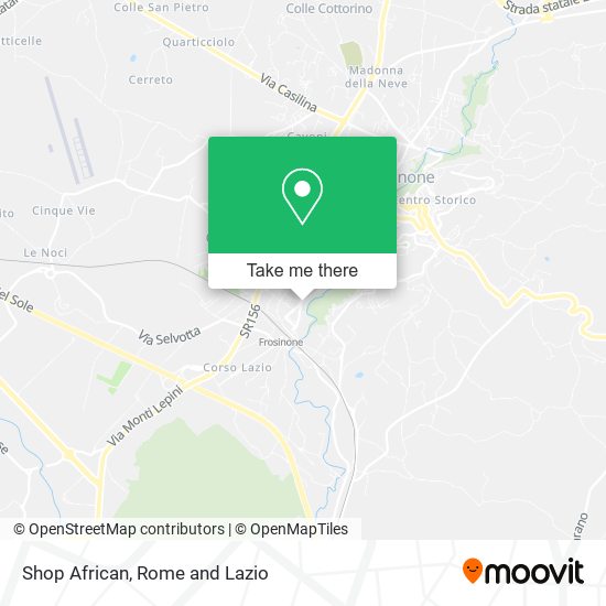 Shop African map