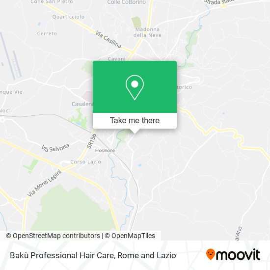 Bakù Professional Hair Care map