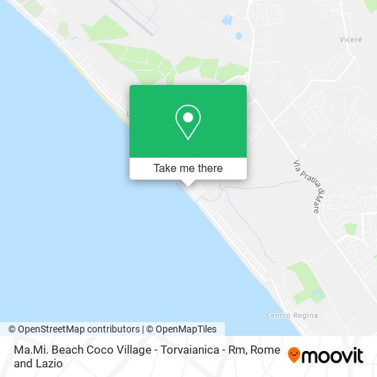 Ma.Mi. Beach Coco Village - Torvaianica - Rm map