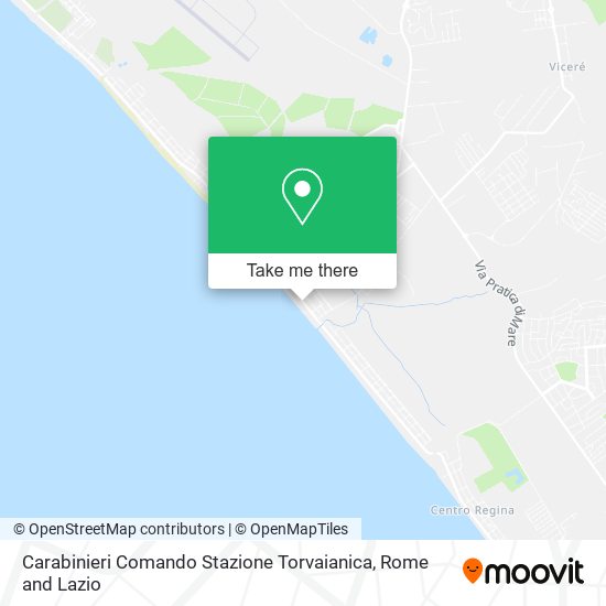 Carabinieri Comando Stazione Torvaianica map
