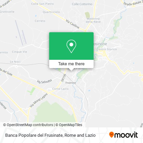 Banca Popolare del Frusinate map