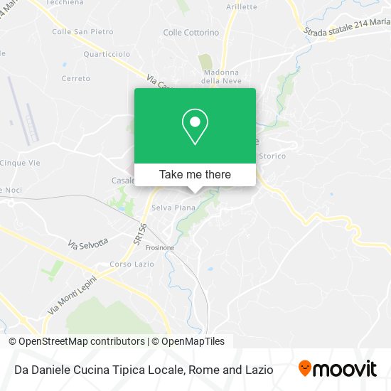 Da Daniele Cucina Tipica Locale map