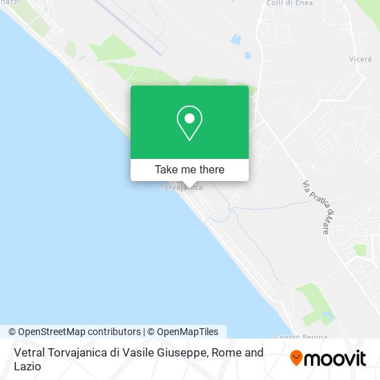 Vetral Torvajanica di Vasile Giuseppe map