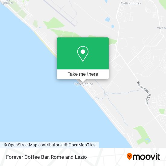 Forever Coffee Bar map