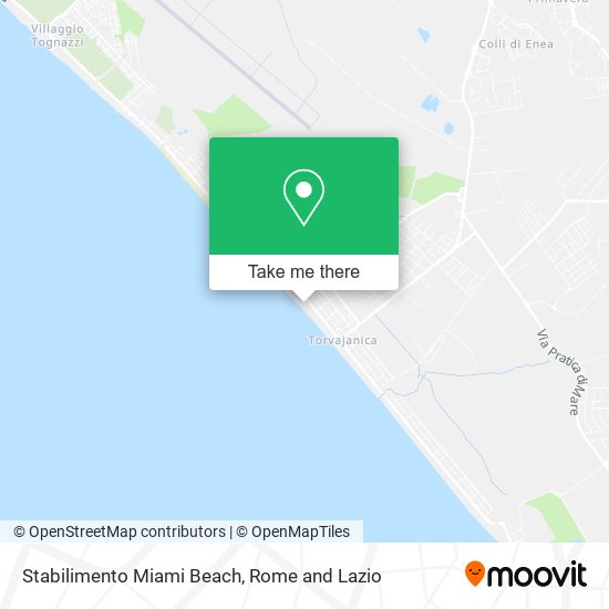 Stabilimento Miami Beach map