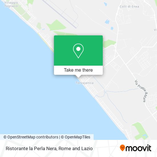 Ristorante la Perla Nera map