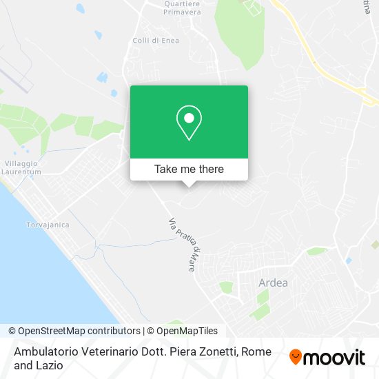 Ambulatorio Veterinario Dott. Piera Zonetti map