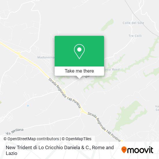 New Trident di Lo Cricchio Daniela & C. map