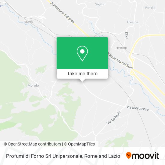 Profumi di Forno Srl Unipersonale map