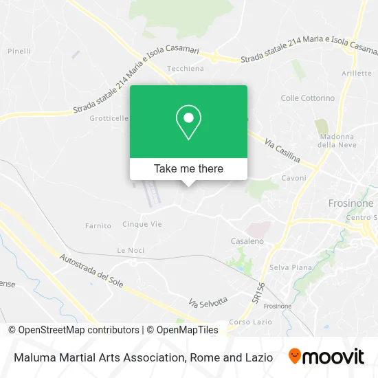 Maluma Martial Arts Association map