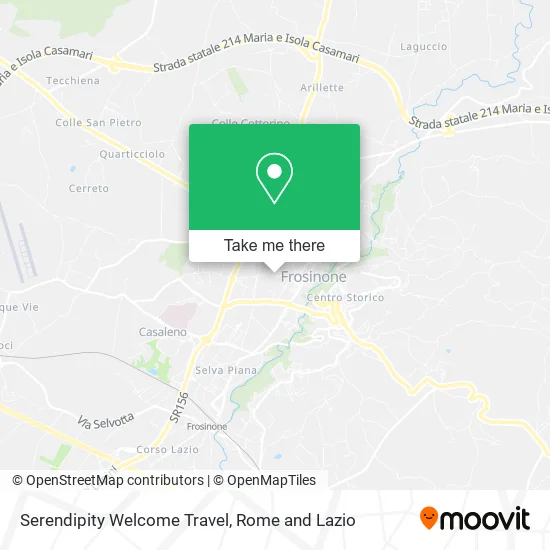 Serendipity Welcome Travel map
