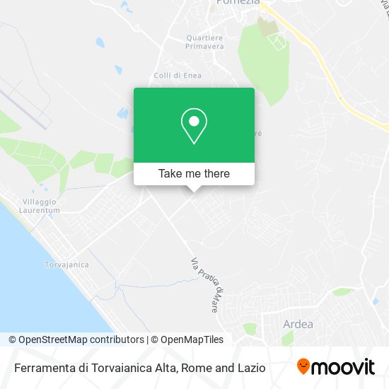 Ferramenta di Torvaianica Alta map