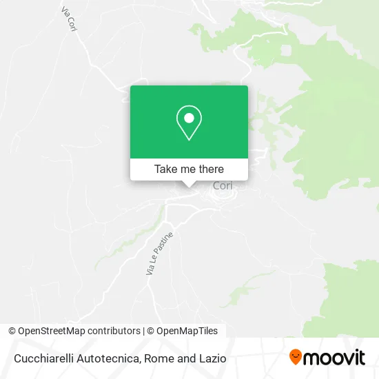 Cucchiarelli Autotechnics map