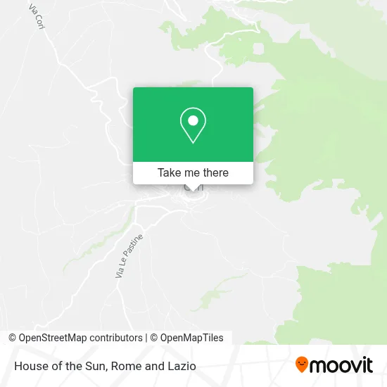 House of the Sun map