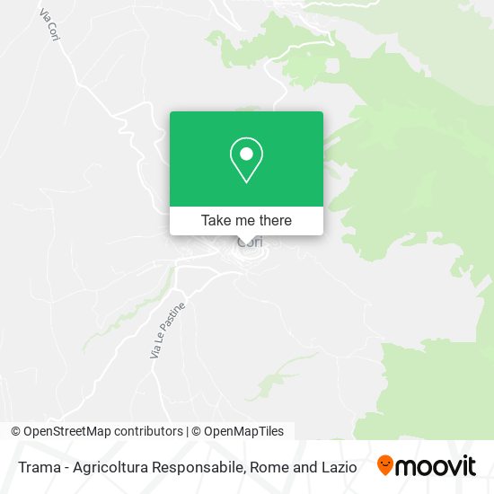 Trama - Agricoltura Responsabile map