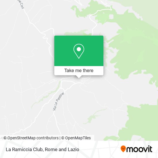 La Ramiccia Club map