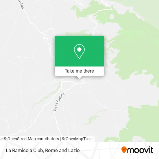 La Ramiccia Club map