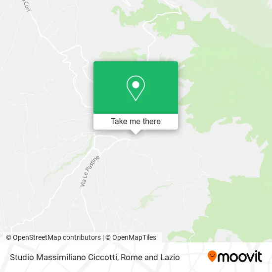 Massimiliano Ciccotti Studio map