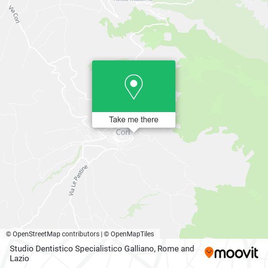 Studio Dentistico Specialistico Galliano map