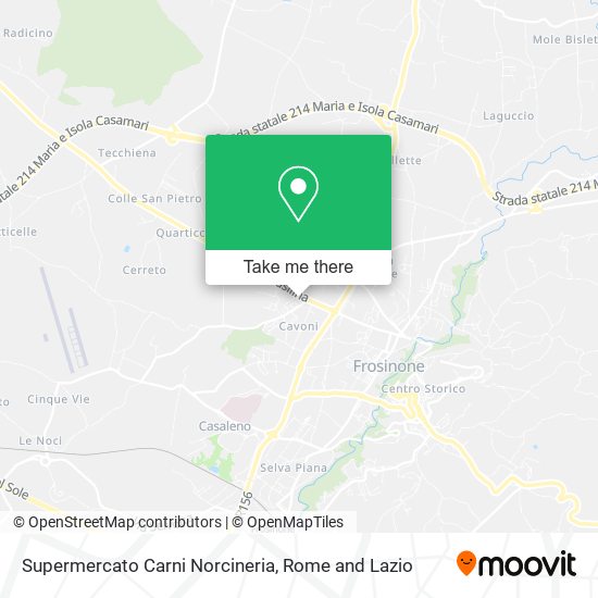 Supermercato Carni Norcineria map