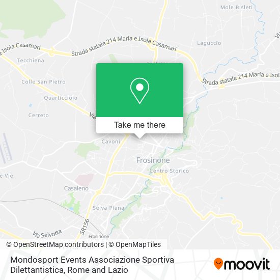 Mondosport Events Associazione Sportiva Dilettantistica map