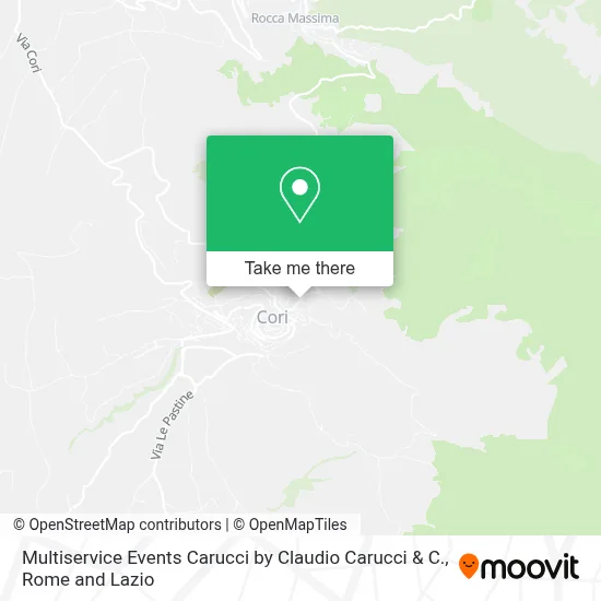 Multiservice Events Carucci by Claudio Carucci & C. map