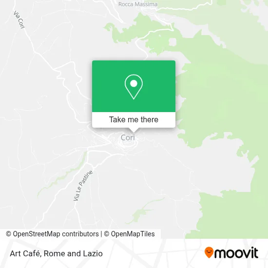 Art Café map