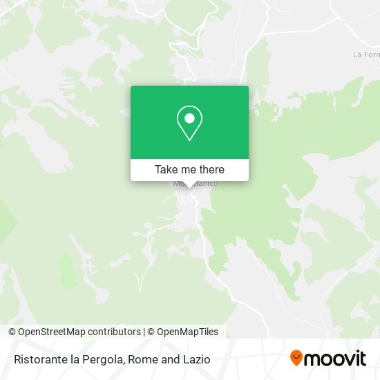 Ristorante la Pergola map
