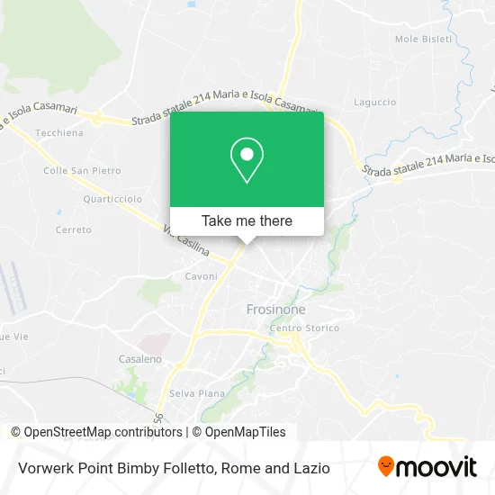 Vorwerk Point Bimby Folletto map
