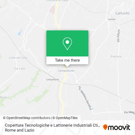 Coperture Tecnologiche e Lattonerie Industriali Cti. map