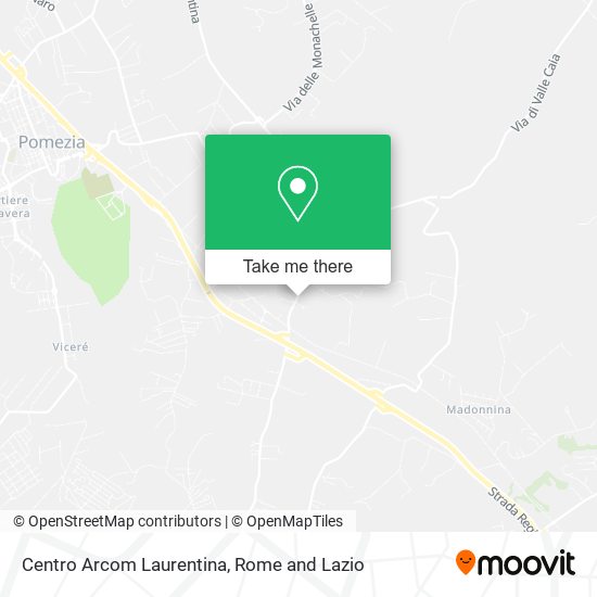 Centro Arcom Laurentina map