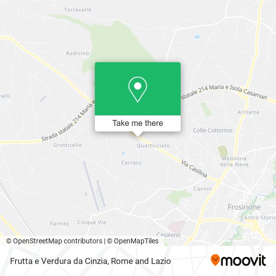 Frutta e Verdura da Cinzia map