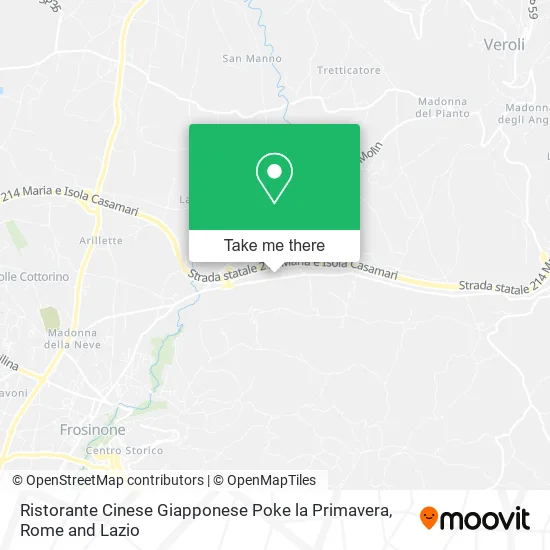 Ristorante Cinese Giapponese Poke la Primavera map