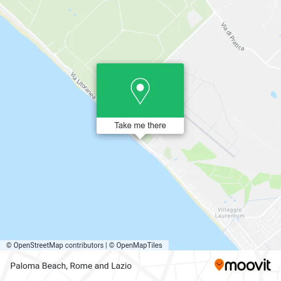 Paloma Beach map