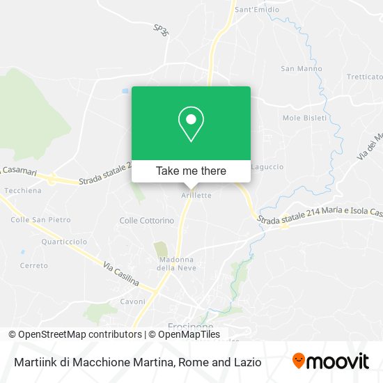 Martiink di Macchione Martina map