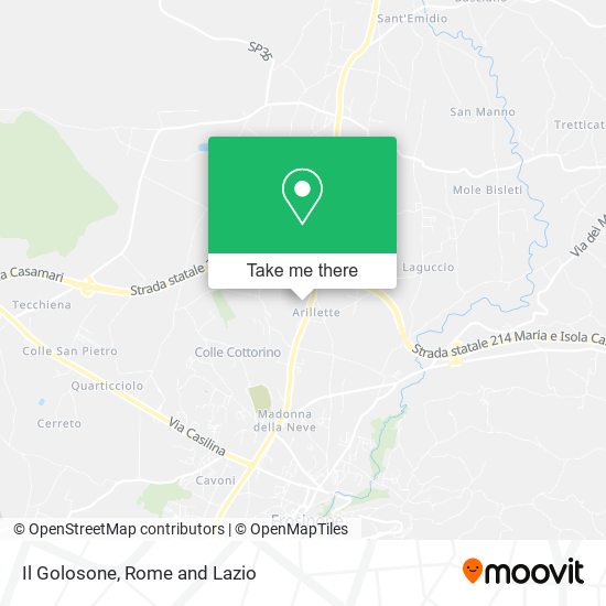 Il Golosone map