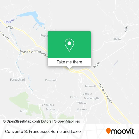 Saint Francis Convent map