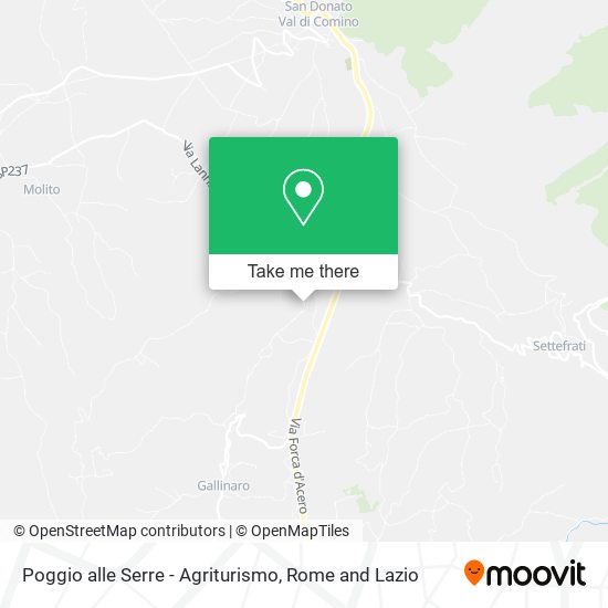 Poggio alle Serre - Agriturismo map