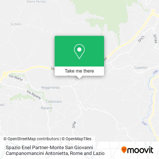 Spazio Enel Partner-Monte San Giovanni Campanomancini Antonietta map